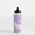 Lilac Blooms Floral Illustration Water Bottle Gallery Image 2