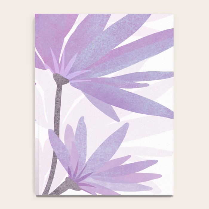 Lilac Blooms Floral Illustration Notebook Gallery Image 4