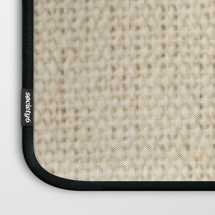 Vintage French Grain Sack Laptop Sleeve Gallery Image 3