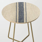 Vintage French Grain Sack Side Table Gallery Image 2