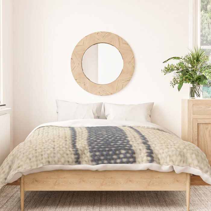 Vintage French Grain Sack Duvet Cover Gallery Image 3