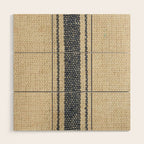 Vintage French Grain Sack Wood Wall Art Gallery Image 1