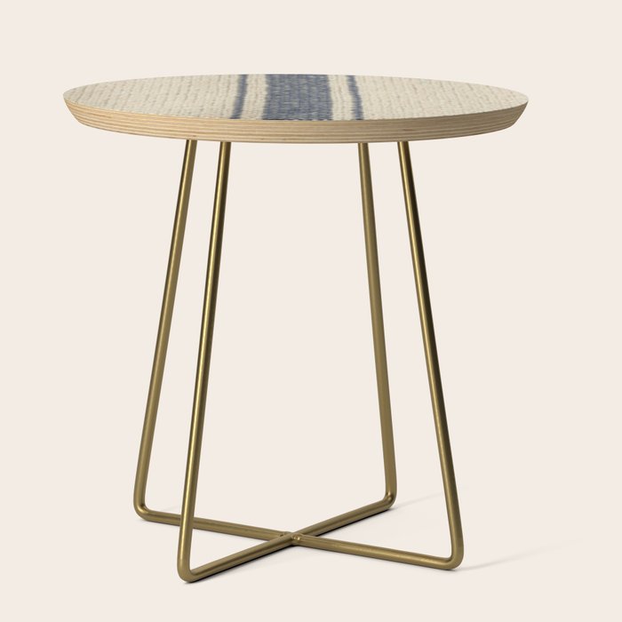 Vintage French Grain Sack Side Table Gallery Image 1