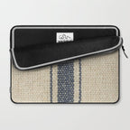 Vintage French Grain Sack Laptop Sleeve Gallery Image 2