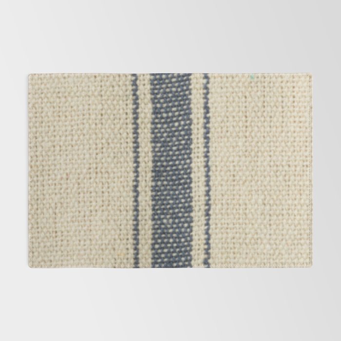 Vintage French Grain Sack Rug Gallery Image 2