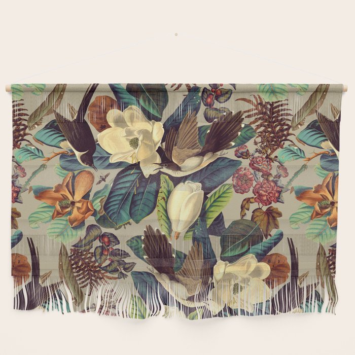 FLORAL AND BIRDS XXI-II Wall Hanging Gallery Image 1