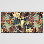FLORAL AND BIRDS XXI-II Desk Mat Gallery Image 3