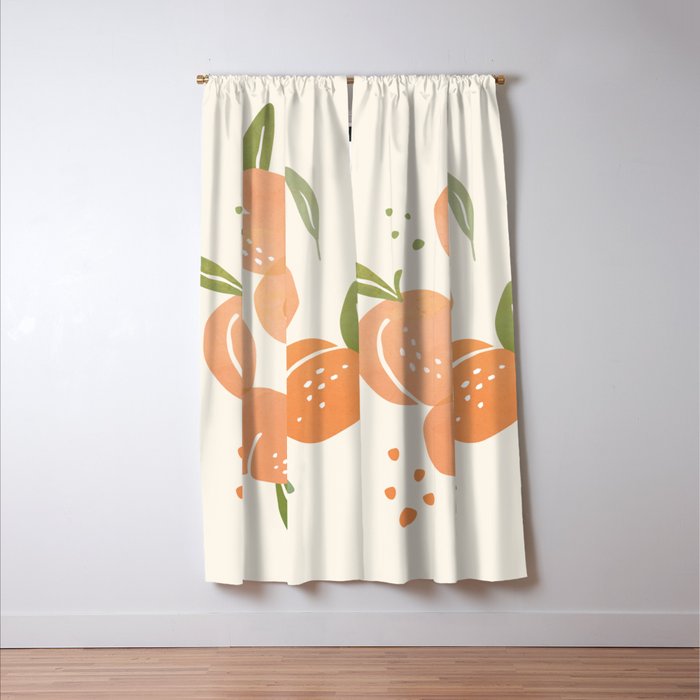 Peaches Window Curtain Gallery Image 3