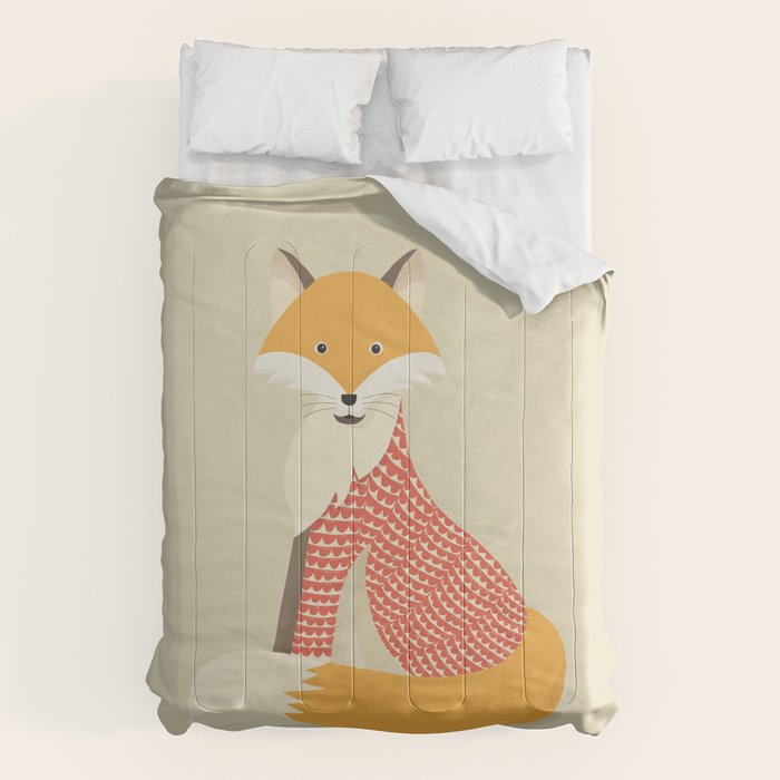 Whimsical Red Fox Comforter Gallery Image 1