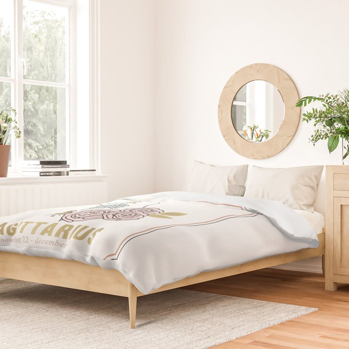 Sagittarius Zodiac Series Duvet Cover Gallery Image 2