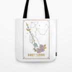 Sagittarius Zodiac Series Tote Bag Gallery Image 1