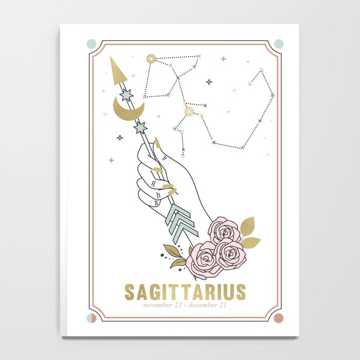 Sagittarius Zodiac Series Notebook Gallery Image 4