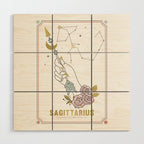 Sagittarius Zodiac Series Wood Wall Art Gallery Image 1