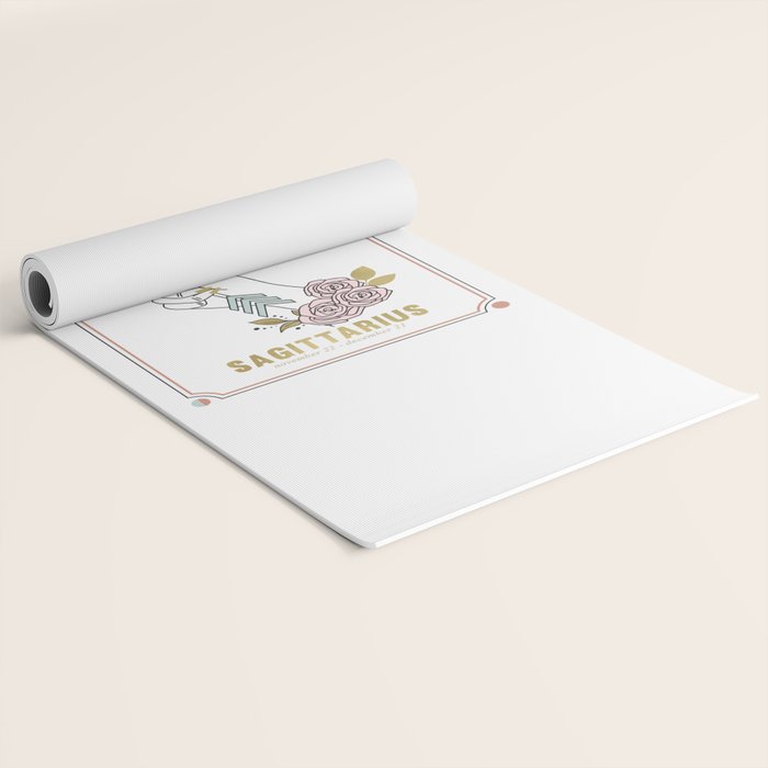 Sagittarius Zodiac Series Yoga Mat Gallery Image 2
