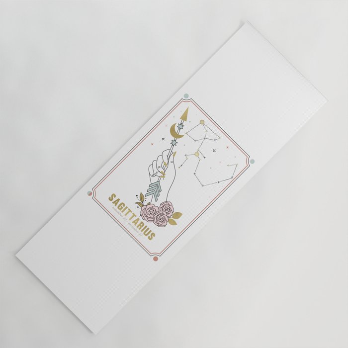 Sagittarius Zodiac Series Yoga Mat Gallery Image 1