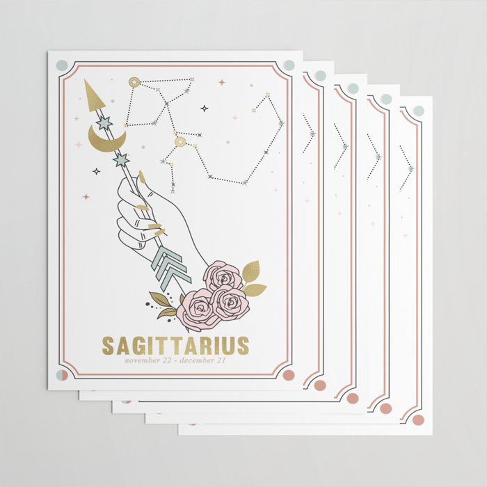 Sagittarius Zodiac Series Wrapping Paper Gallery Image 3