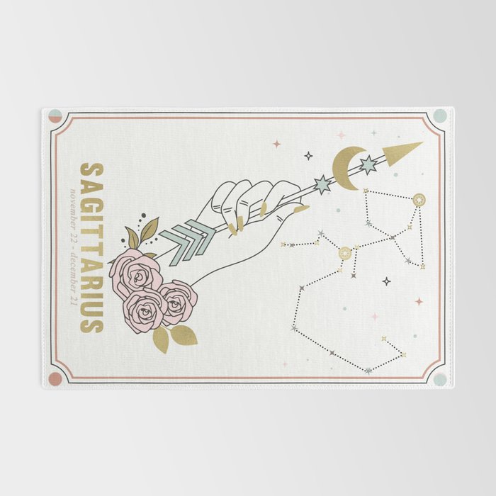Sagittarius Zodiac Series Rug Gallery Image 2