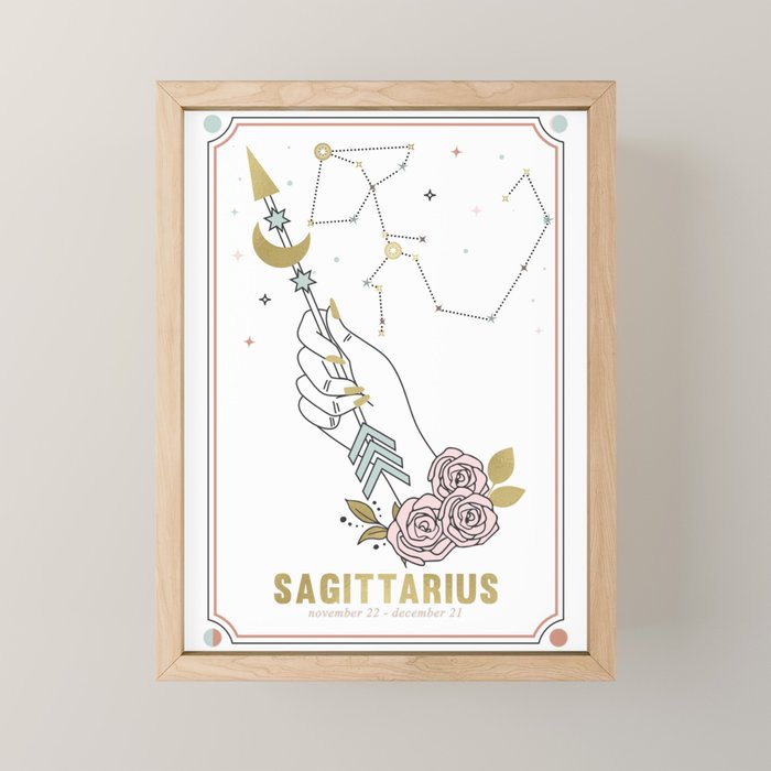 Sagittarius Zodiac Series Mini Art Print Gallery Image 1