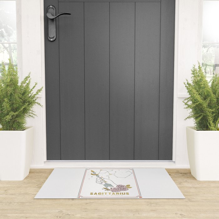 Sagittarius Zodiac Series Welcome Mat Gallery Image 3