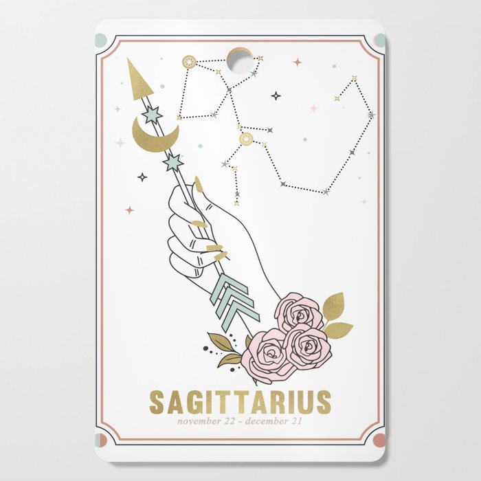 Sagittarius Zodiac Series Cutting Board Gallery Image 1