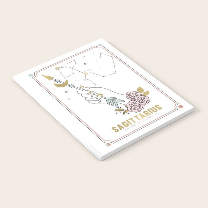 Sagittarius Zodiac Series Notebook Gallery Image 2