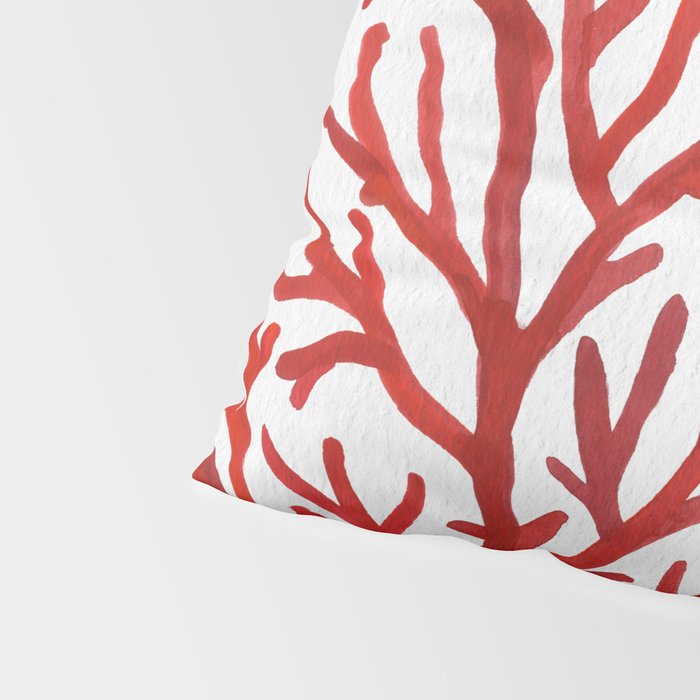 Red Coral Pillow Sham Gallery Image 4