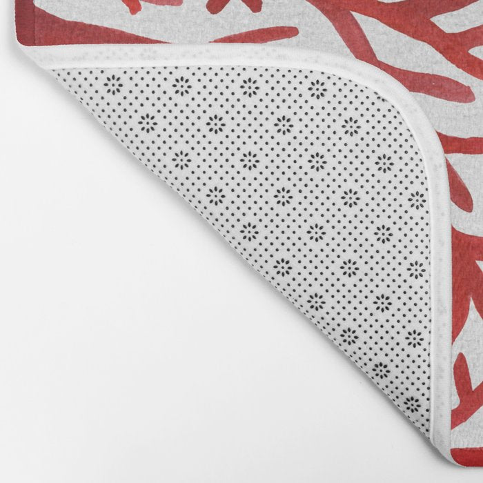 Red Coral Bath Mat Gallery Image 2