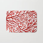 Red Coral Bath Mat Gallery Image 1