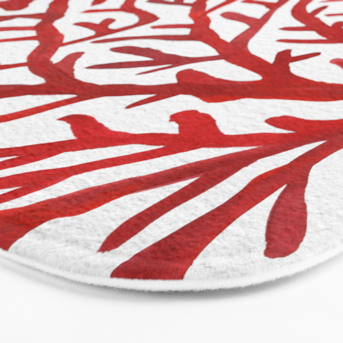 Red Coral Bath Mat Gallery Image 3