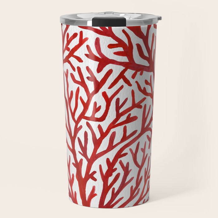 Red Coral Travel Mug Gallery Image 1