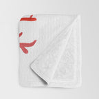 Red Coral Throw Blanket Gallery Image 3