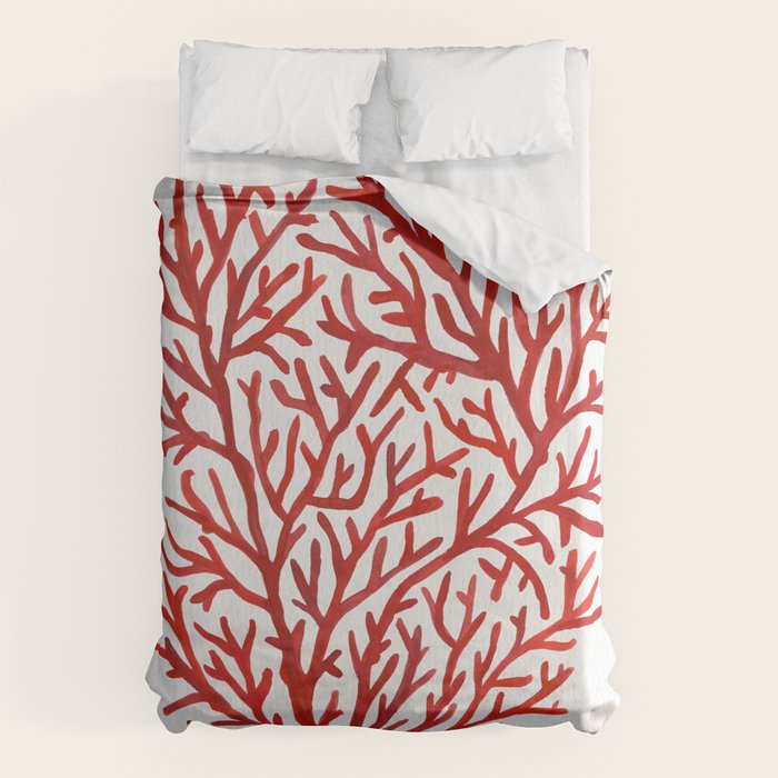 Red Coral Duvet Cover Gallery Image 6