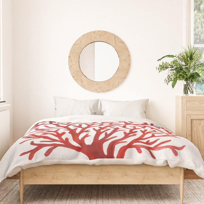 Red Coral Duvet Cover Gallery Image 3