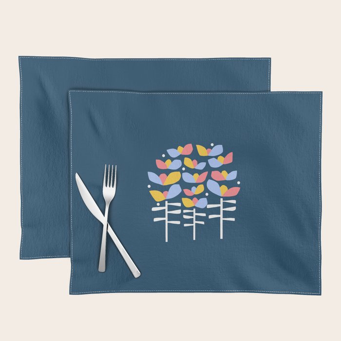 Florals Looking Up Placemat Gallery Image 1
