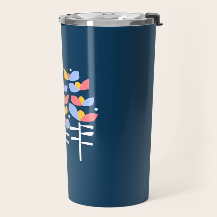 Florals Looking Up Travel Mug Gallery Image 2