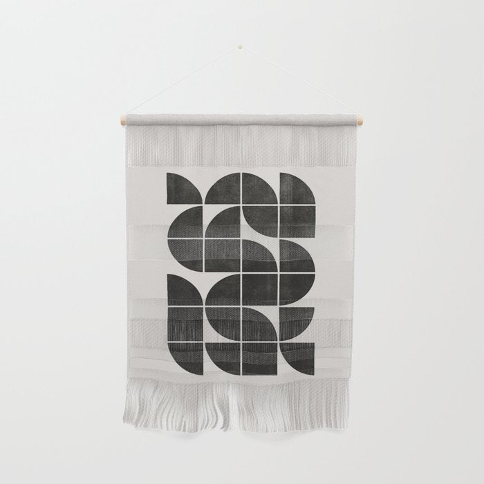 Mid-Century Modern No.35 - Woodblock Print Wall Hanging Gallery Image 1