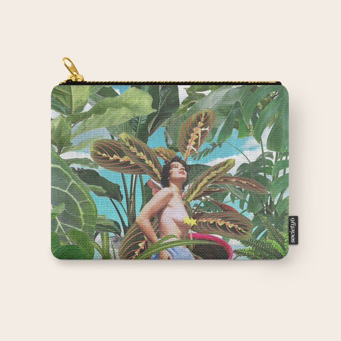 Plants are my real friends Carry All Pouch Gallery Image 1