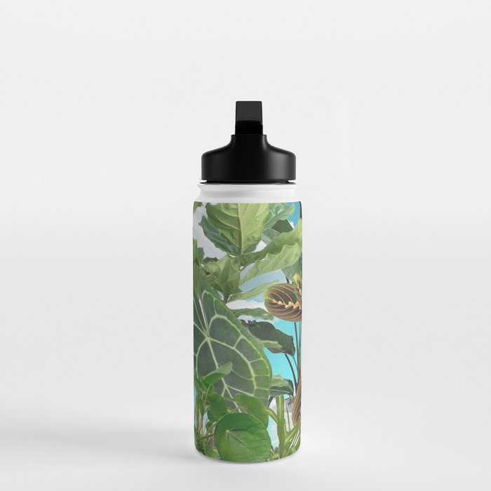 Plants are my real friends Water Bottle Gallery Image 3