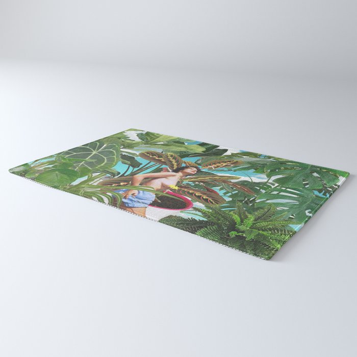 Plants are my real friends Rug Gallery Image 3