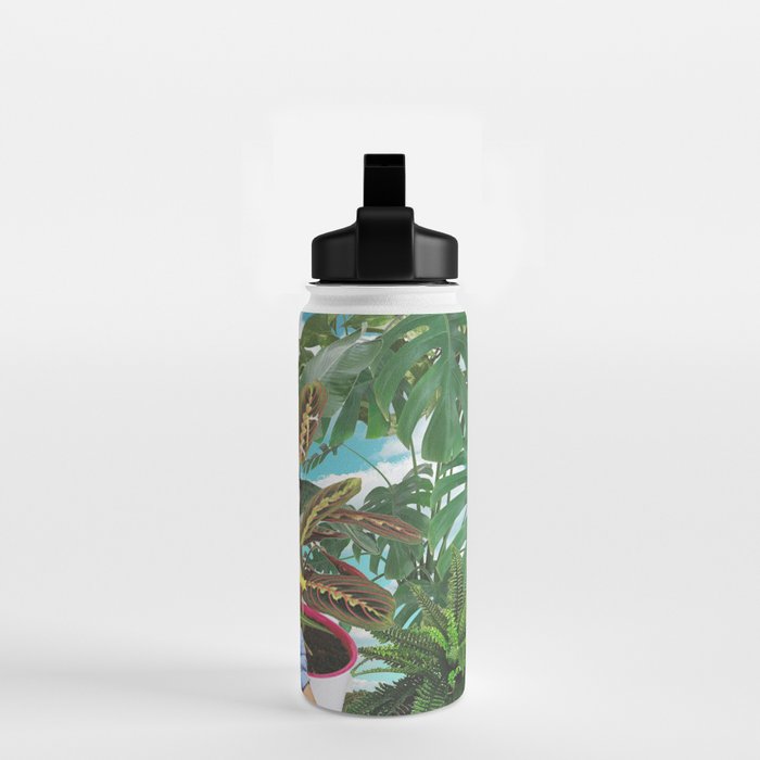 Plants are my real friends Water Bottle Gallery Image 2