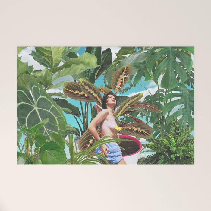 Plants are my real friends Welcome Mat Gallery Image 1