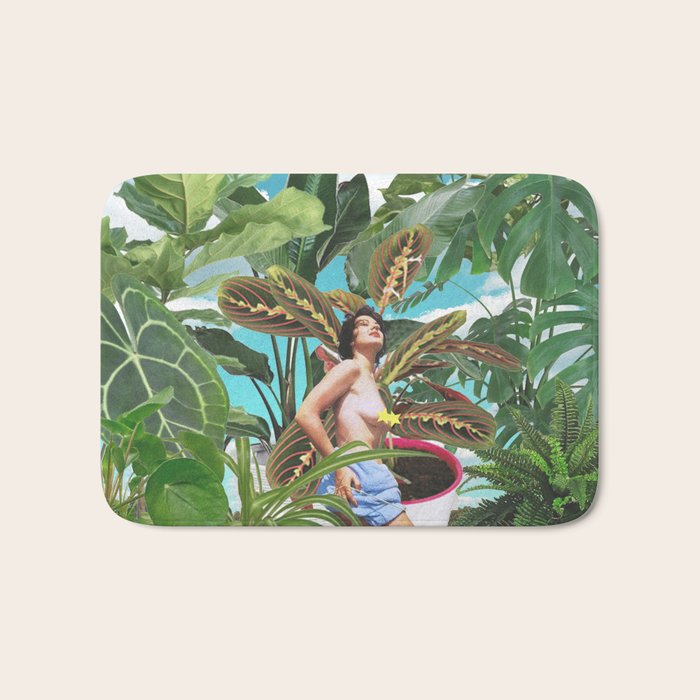 Plants are my real friends Bath Mat Gallery Image 1