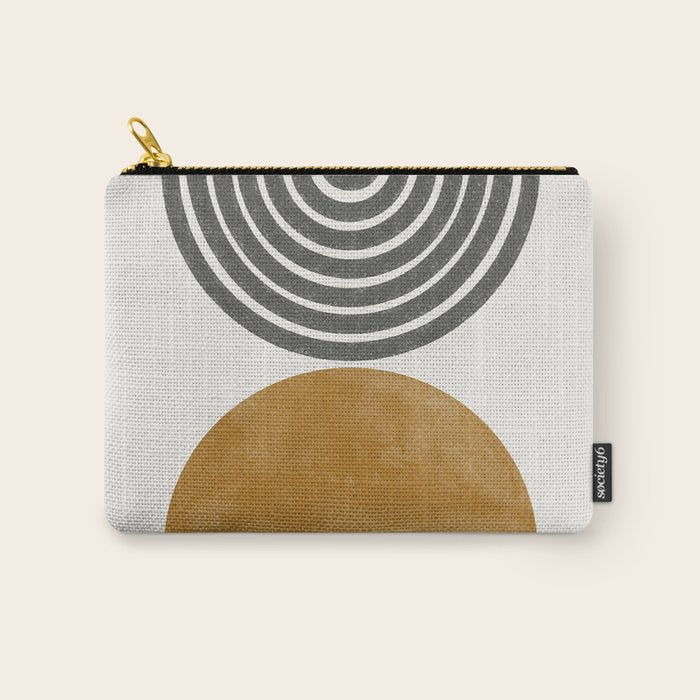 Mid Century Sun Rainbow Carry All Pouch Gallery Image 1