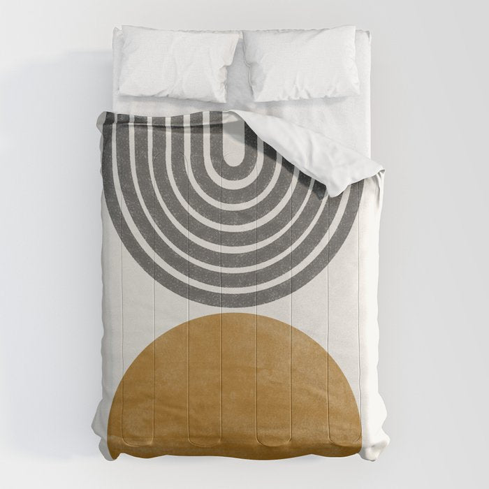 Mid Century Sun Rainbow Comforter Gallery Image 6