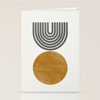 Mid Century Sun Rainbow Stationery Card Gallery Image 2