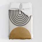 Mid Century Sun Rainbow Duvet Cover Gallery Image 6