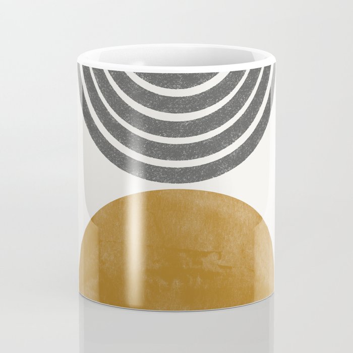 Mid Century Sun Rainbow Coffee Mug Gallery Image 4