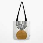Mid Century Sun Rainbow Tote Bag Gallery Image 2