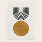 Mid Century Sun Rainbow Poster Gallery Image 4