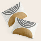 Mid Century Sun Rainbow Pillow Sham Gallery Image 3